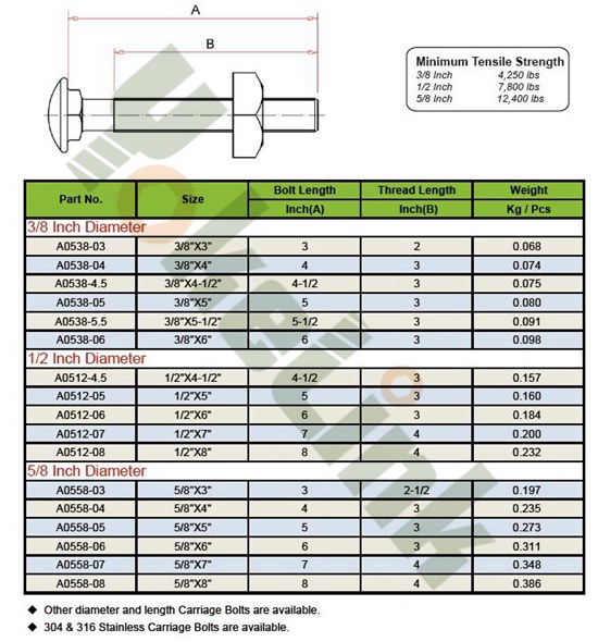 Carriage Bolt