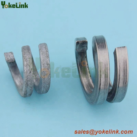 Double coil spare lock washer